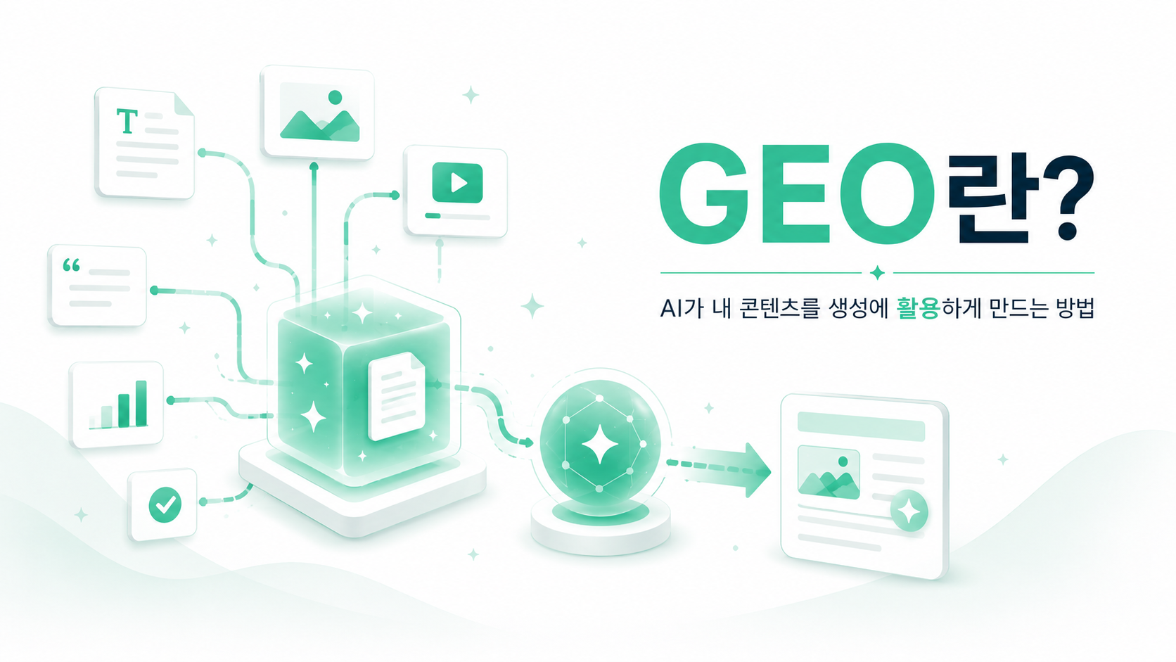 GEO란? AI가 내 콘텐츠를 생성에 활용하게 만드는 방법